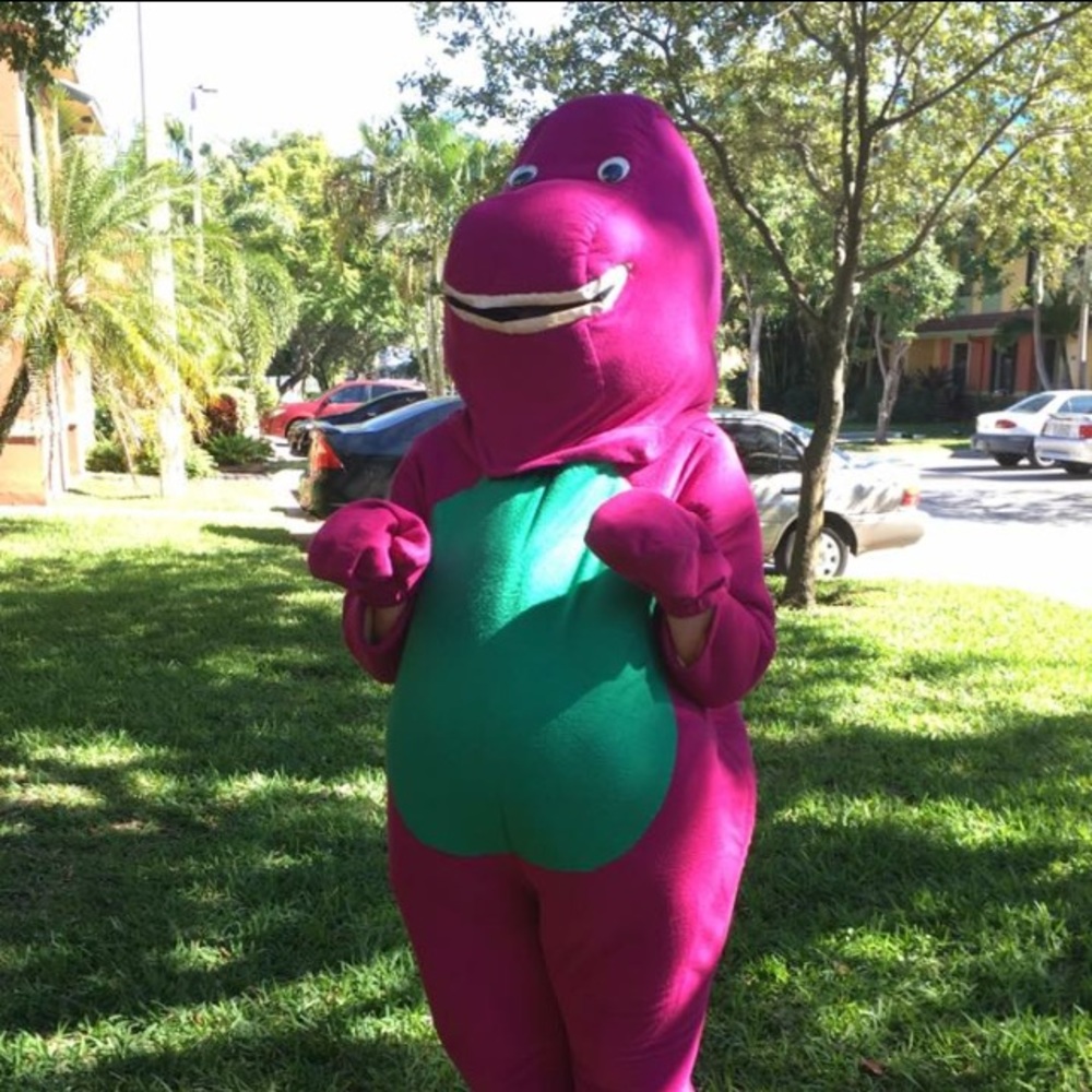 Barney costume the party dinosaur
